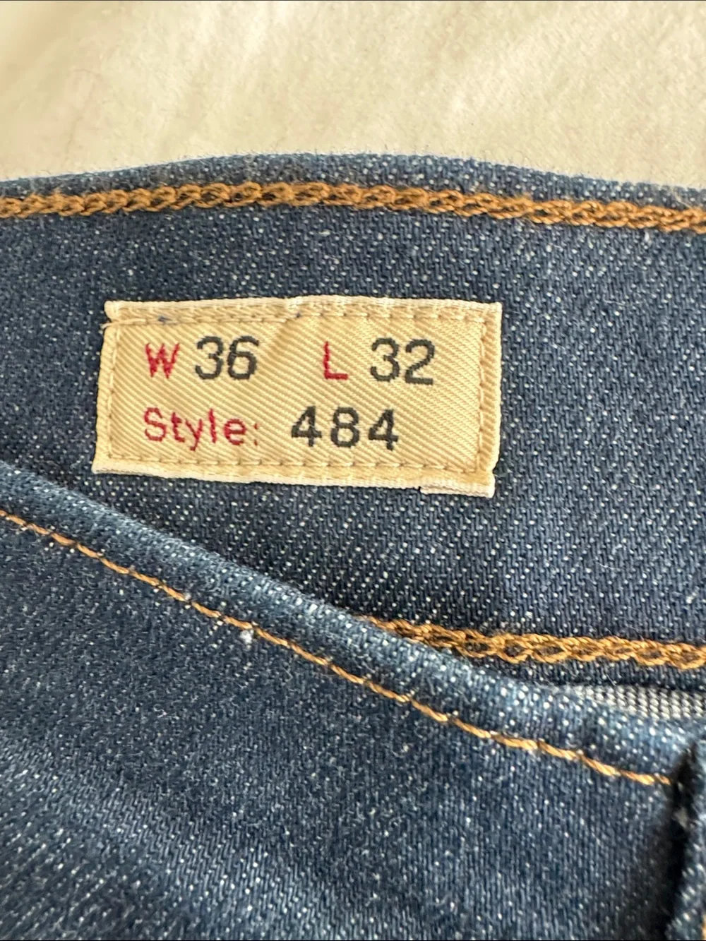 J Crew Men's Dark Blue Denim Jeans - Slim Fit,Style 484,36 X 32